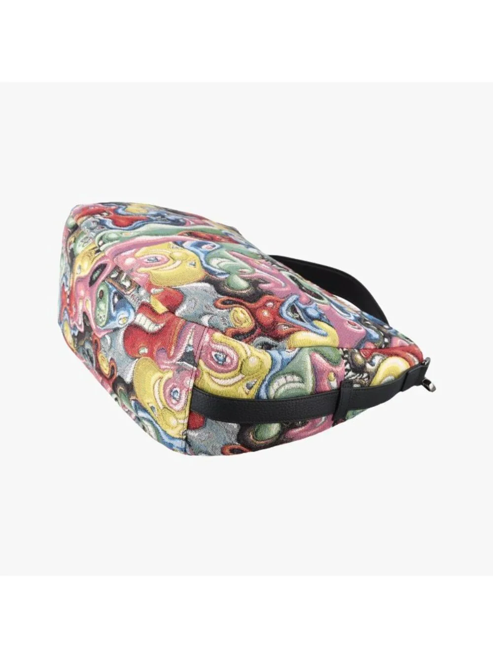 Dior &Kennie Schaaf Saddle Soft Multicolor Jacquard Grained Calfskin Shoulder